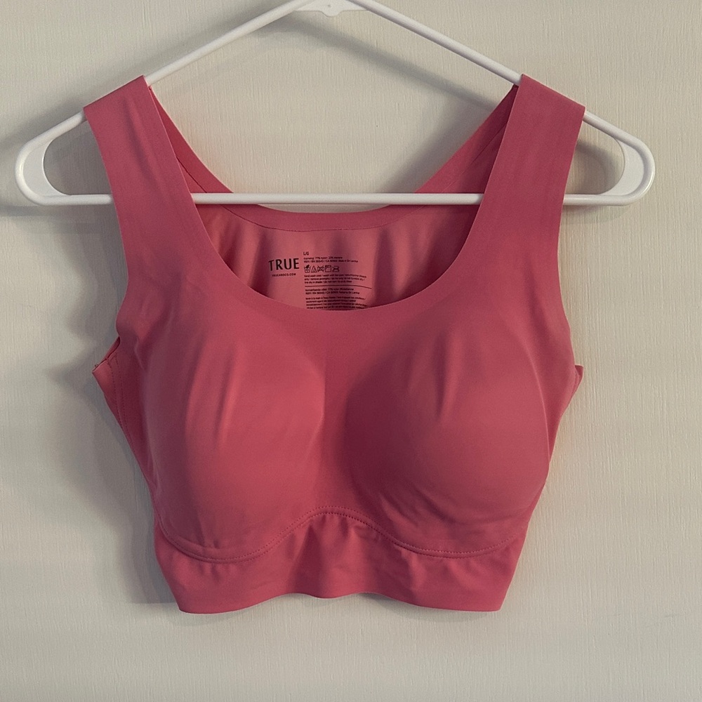 True & Co. Large True Body Lift Scoop Bra in Pink